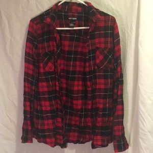Hot Topic Long Sleeve Flannel